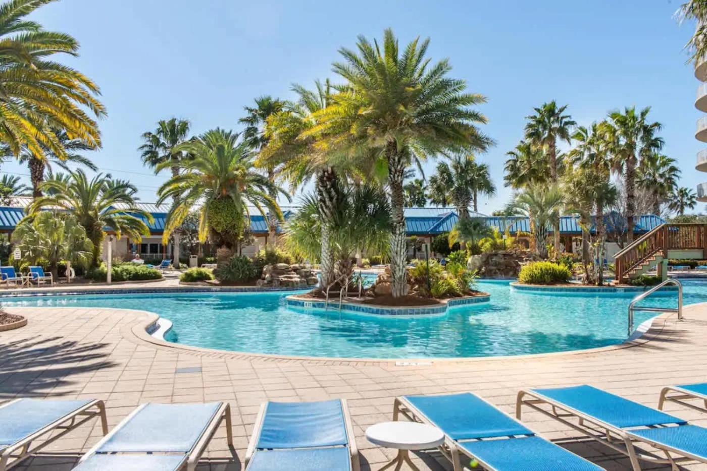 5 Star Resort 2Br 2 Bath King Suite Shuttle Pools Across From Beach 2208 دستين المظهر الخارجي الصورة